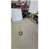 Image 4 : Pair of Adjustable Chrome Floor Lamps with White Shades