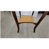 Image 4 : Small Square Top Side Table with Lower Shelf 28”×18”×18”