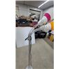 Image 3 : Five-Light Floor Lamp with White, Pink, Orange, Blue, and Green Shades