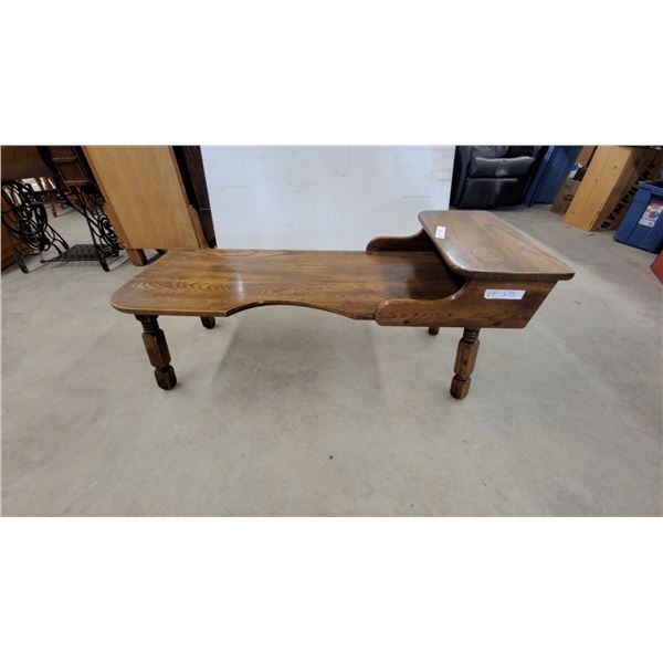 Coffee table with Storage Shelf 20”×45”×19”