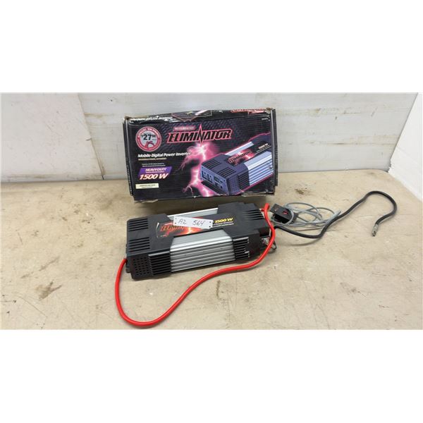 MotoMaster Eliminator 1500 W Mobile Digital Power Inverter, Model 284-6280-0, with Box