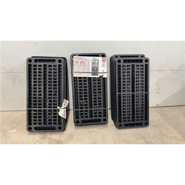 New 3 TuffStore Resin Shelving Unit, 5 Adjustable Shelves, 750 Pound Capacity, 36” x 18” x 72”