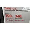 Image 3 : New 3 TuffStore Resin Shelving Unit, 5 Adjustable Shelves, 750 Pound Capacity, 36” x 18” x 72”