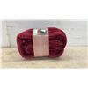 Image 3 : New Life Comfort Satin Stripe King Size Blanket, Burgundy, 100% Polyester, 112” x 92”