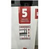 Image 4 : New 2 TuffStore 5-Shelf Adjustable Resin Shelving Unit, 36” x 18” x 72”, 750 Pound Capacity