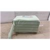 Image 3 : New Martha Stewart Queen 6-Piece Microfleece Sheet Set, Green and White Striped