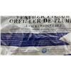 Image 2 : Northern Feather Canada Queen Feather Pillow 2-Pack, 240 Thread Count 100% Cotton Cover