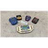 Image 1 : Radica Solitaire, 3-Line Slot, Pocket Slot, MB Yahtzee and Tiger Wheel of Fortune Handheld Games