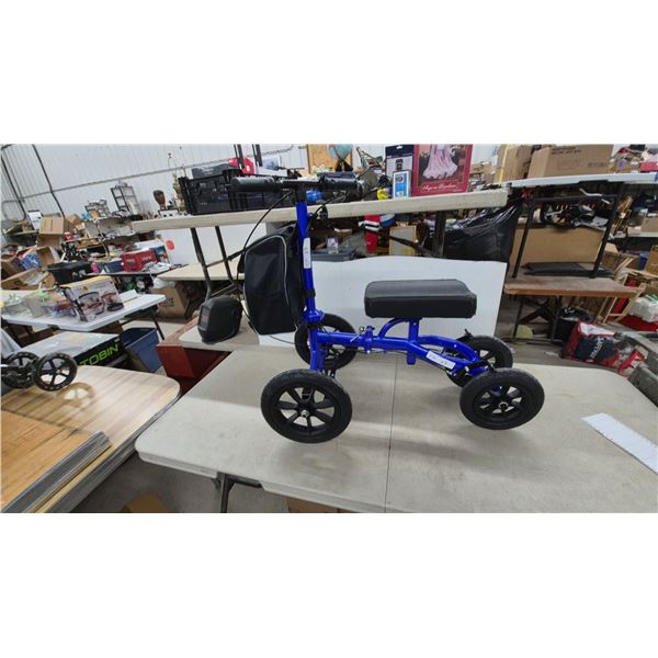 KneeRover All Terrain Knee Scooter with Bag and Padded Knee Rest