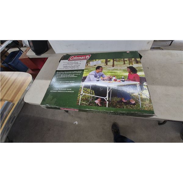 Coleman Outdoor Folding Table, 32” x 32” x 28” (81 × 81 × 72 cm)