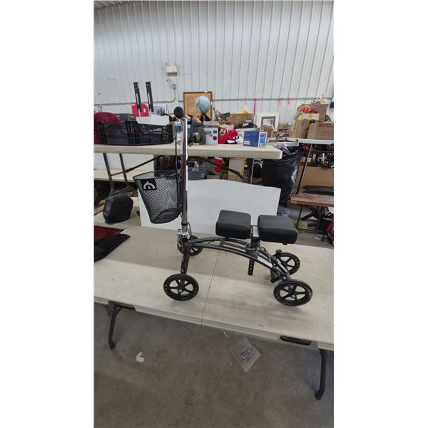 Drive Knee Scooter with Basket and Dual Knee Pads