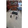 Image 2 : Home Equip Rollator Walker with Seat and Storage Bag