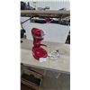 Image 1 : KitchenAid Professional 6000 HD Stand Mixer, Red, with Whisk and Flat Beater Attachments