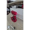 Image 4 : KitchenAid Professional 6000 HD Stand Mixer, Red, with Whisk and Flat Beater Attachments