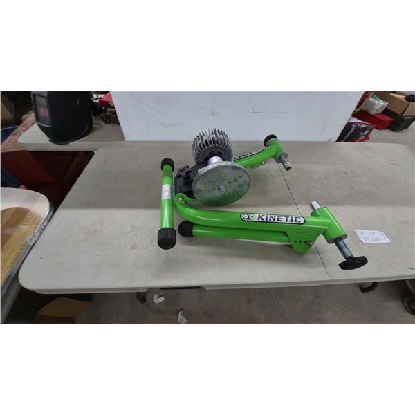 Kinetic Bike Trainer with Resistance Unit and Adjustable Stand