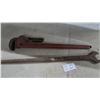 Image 3 : Large 36” Pipe Wrench and Long Bar Wrench