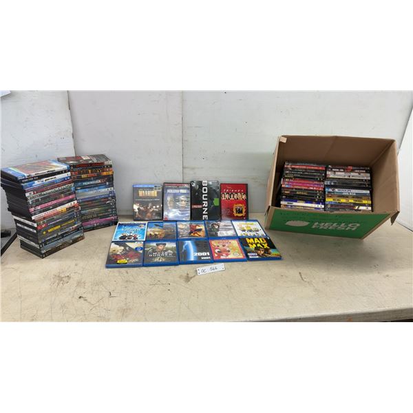 DVDs and Blu-rays Including John Wick, Frozen, Mad Max, Friends