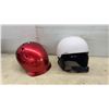 Image 7 : HJC FX-3 Open-Face Helmet, with Intercom, Anon Ski Helmet, Red Sports Helmet