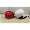 Image 8 : HJC FX-3 Open-Face Helmet, with Intercom, Anon Ski Helmet, Red Sports Helmet