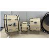 Image 5 : Gretsch Bass Drum and Yamaha Rock Tour Custom Cream Floor Tom, Rack Tom, and Small Tom, 4 Pieces
