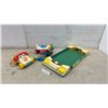 Image 2 : Vintage Fisher-Price Tennis Game Model 103, Chatter Telephone, and Toy Airplane