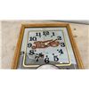 Image 3 : Pepsi-Cola "Delicious Refreshing" Vintage-Style Framed Mirror Wall Clock, Missing Hour Hand