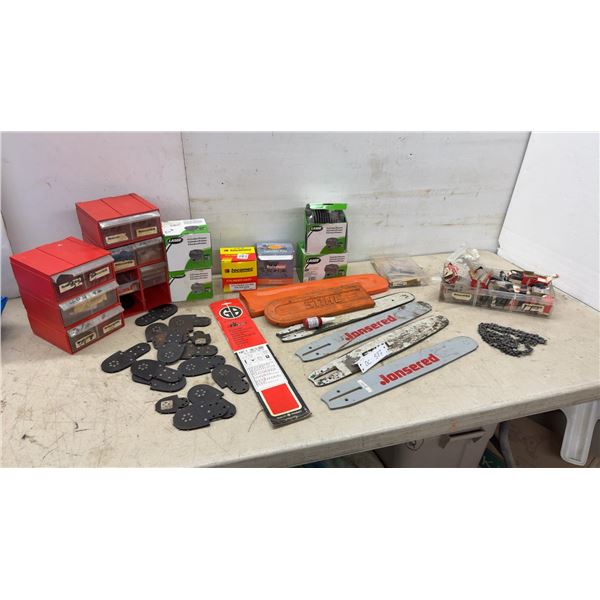 Chainsaw Parts, GB Guide Bar, Jonsered and Stihl Bars, Laser Cylinder/Piston Kits