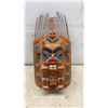 Image 2 : Sentry Metal Cash Box with Key and Haida Carved Wooden Beaver Headpiece by J. Wolf