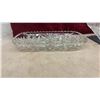Image 5 : Assortment of Crystal/ Pressed Glass Serving Bowls, Pedestal Compote, Stemware