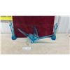 Image 1 : 3 Pcs Blue Art Glass, Centerpiece and 2 Stretch Vases