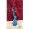 Image 8 : 3 Pcs Blue Art Glass, Centerpiece and 2 Stretch Vases