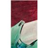 Image 5 : Teal and Green Sommerso Art Glass, Bird Footed Centerpiece Bowl and Vase- 13.5” Tall
