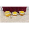 Image 2 : 3 Pcs Pyrex Casserole Dishes with Lids