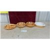 Image 1 : 4 Pcs Carnival Glass