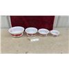 Image 1 : Milk Glass Nesting Bowls 4Pcs