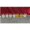 Image 11 : Assorted Glassware Lot Including Decanter, Snowflake Tumblers, Stemware, Mini Mugs