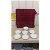 Image 12 : Dishes lot: Large Oval Platters, Gravy Boat, Bowls, Plates