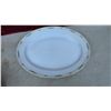 Image 4 : Dishes lot: Large Oval Platters, Gravy Boat, Bowls, Plates