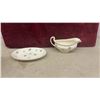 Image 9 : Dishes lot: Large Oval Platters, Gravy Boat, Bowls, Plates