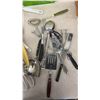 Image 8 : Large Lot of Kitchen Utensils: Cheese Graters and Measuring Cups