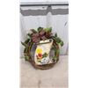 Image 11 : Large Lot of Christmas Decorations Including Wreaths, Garland, Ornaments, Teddy Bear in Basket and