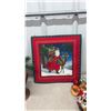 Image 5 : Large Lot of Christmas Decorations Including Wreaths, Garland, Ornaments, Teddy Bear in Basket and