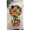 Image 8 : Large Lot of Christmas Decorations Including Wreaths, Garland, Ornaments, Teddy Bear in Basket and