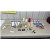 Image 1 : Microfiber Mop Pads, Thread Spools, Light Bulbs, Extension Cord, Sewing Notions