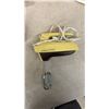 Image 4 : Kitchenware Lot: Sunbeam Mixmaster Handheld Mixer, Brass Wall Plates, Enamel Bowl, Flatware, Teapot