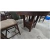 Image 4 : Round Drop Leaf Table 35”×60”×42” and 4 Bar Stools