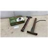 Image 1 : Tera Gear Bellows Foot Pump, Norco Hand Pump, and Vintage Green Foot Pump