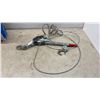 Image 5 : GRIP 10' 8-Gauge Booster Cables, Low-Profile Hydraulic Bottle Jack, and Come Along