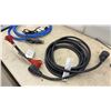 Image 3 : Mighty Cord 15A Male + 30A Female Adapter, Power Fast 1/8” x 25' Fish Tape, Pipe Cutter, Bolt
