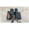 Image 8 : Vintage Agfa 8 × 30 Binoculars with Case and New Isotoner Men's Leather Gloves, Size Medium